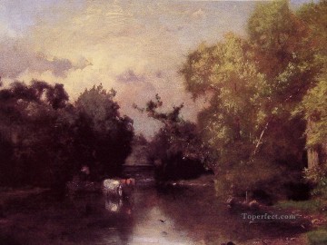 El tonalista del paisaje pequónico de Nueva Jersey, George Inness Pinturas al óleo